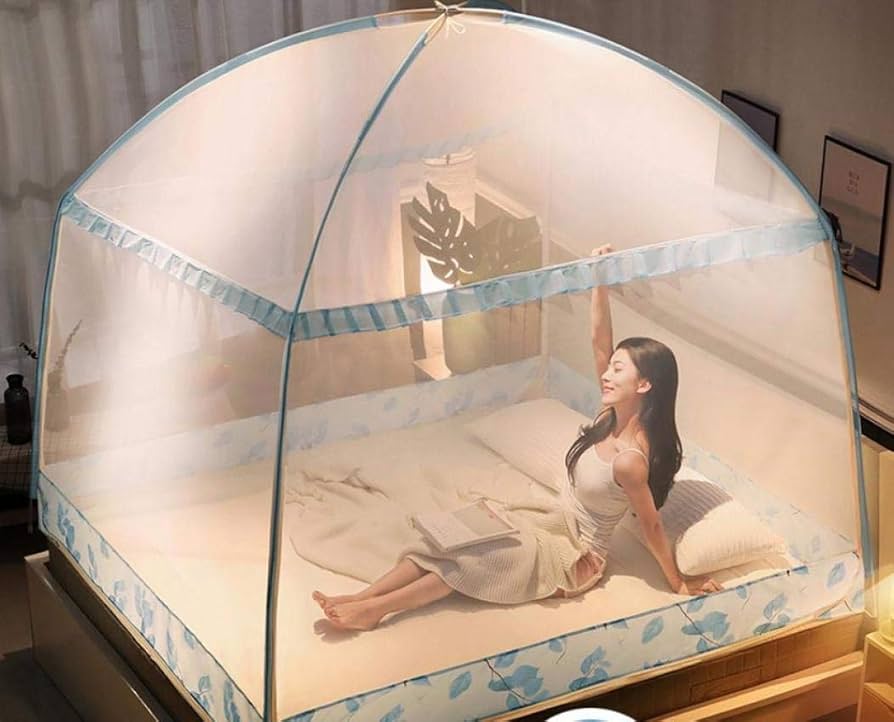 かや　蚊帳 Amazon｜DreamYS かや 蚊帳 折りたたみ式 ワンタッチ 3ドア 通気